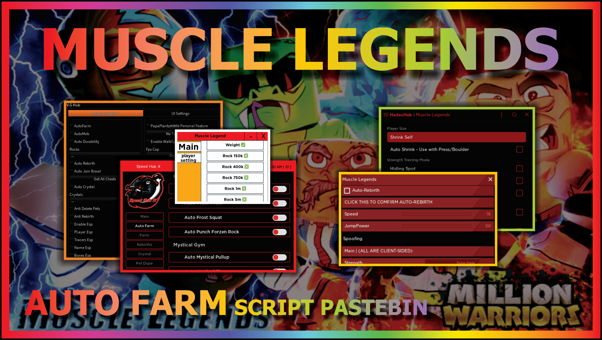 MUSCLE LEGENDS - SCRIPT ARCEUS X - RBX-Scripts