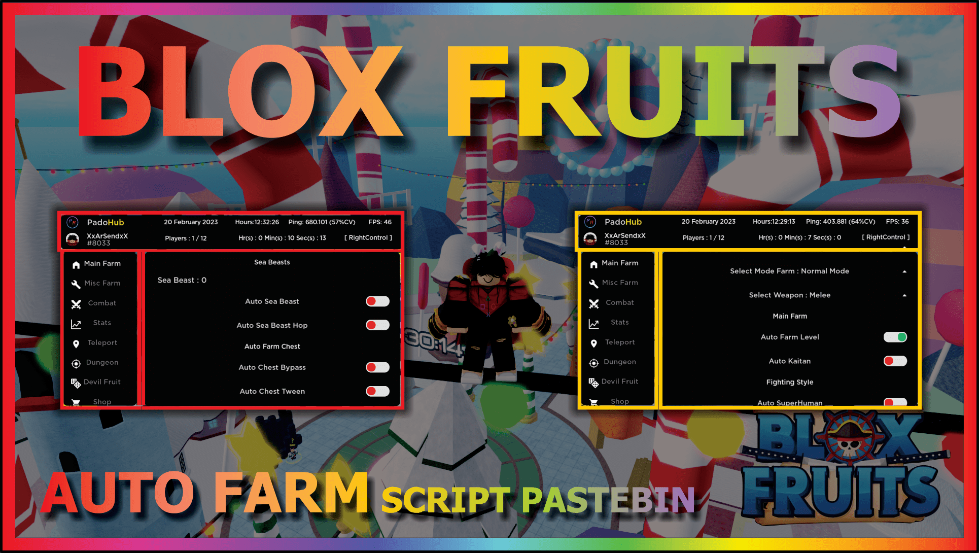 Blox Fruit Script *Scriptpastebin*, Auto Farm Level