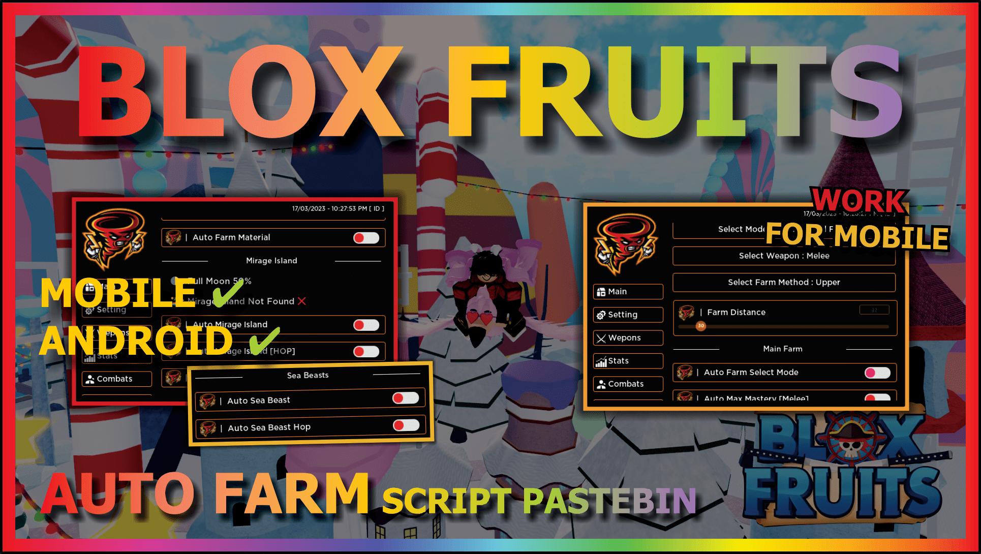 TERBARU SCRIPT BLOX FRUIT NEVA HUB, AUTO RAID