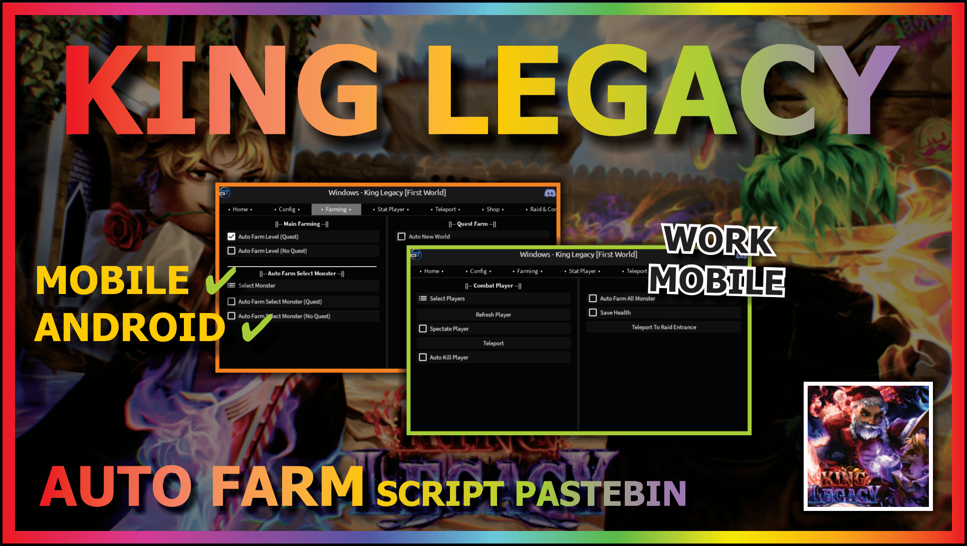 KING LEGACY Script Pastebin 2023 UPDATE 4 66 AUTO FARM BRING FRUIT AUTO  QUEST AUTO KILL 