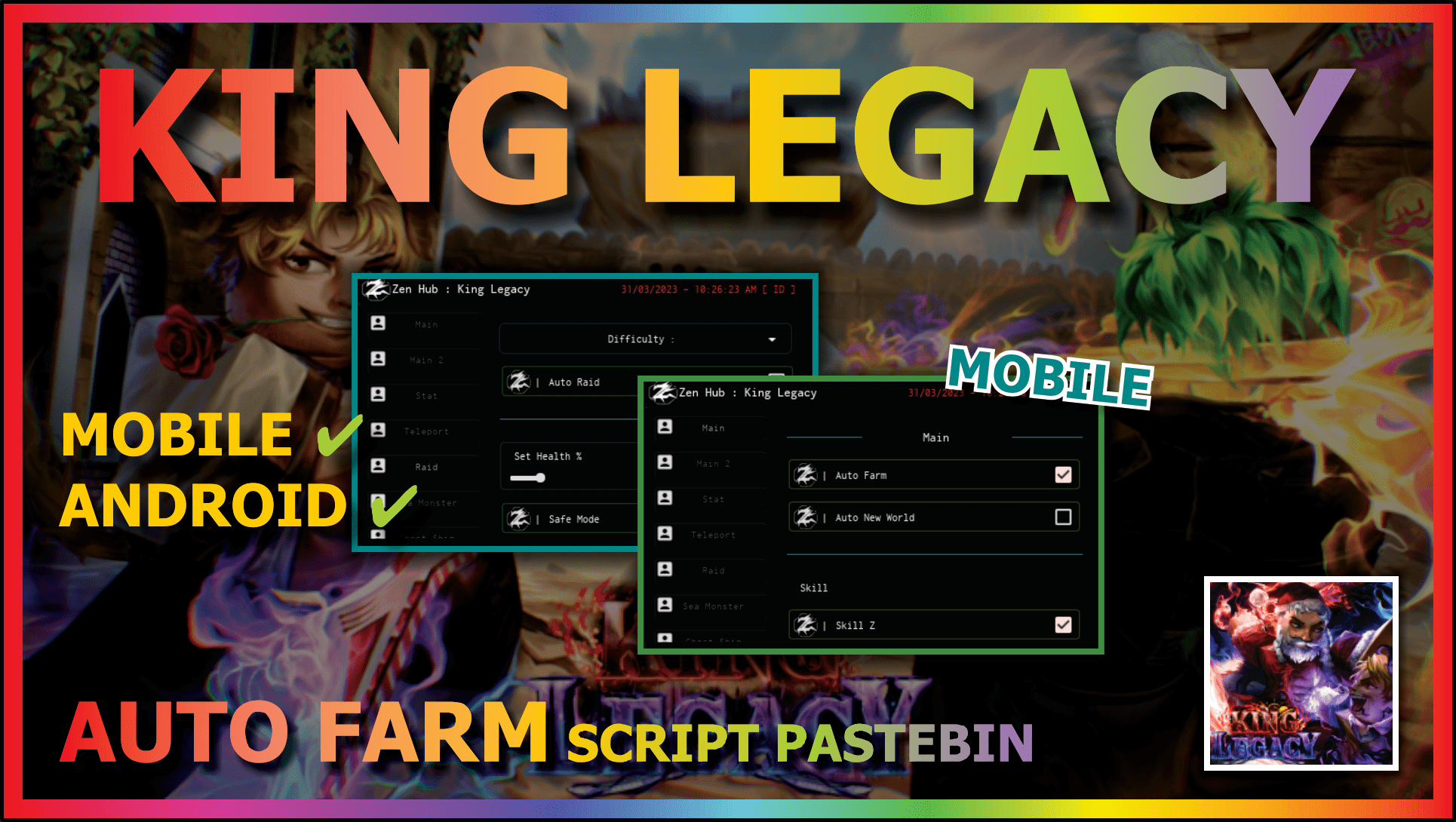 King Legacy Zen Hub Script  Auto Farm - Boss Farm and More! 