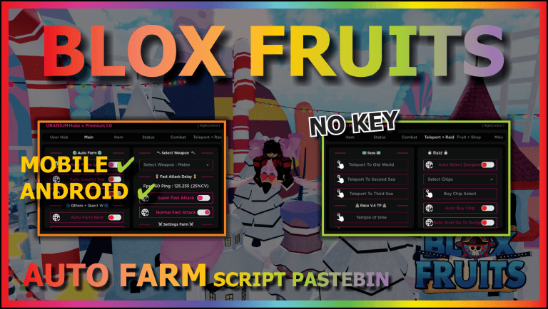 Vector Hub Blox Fruits Mobile Script Download 100% Free