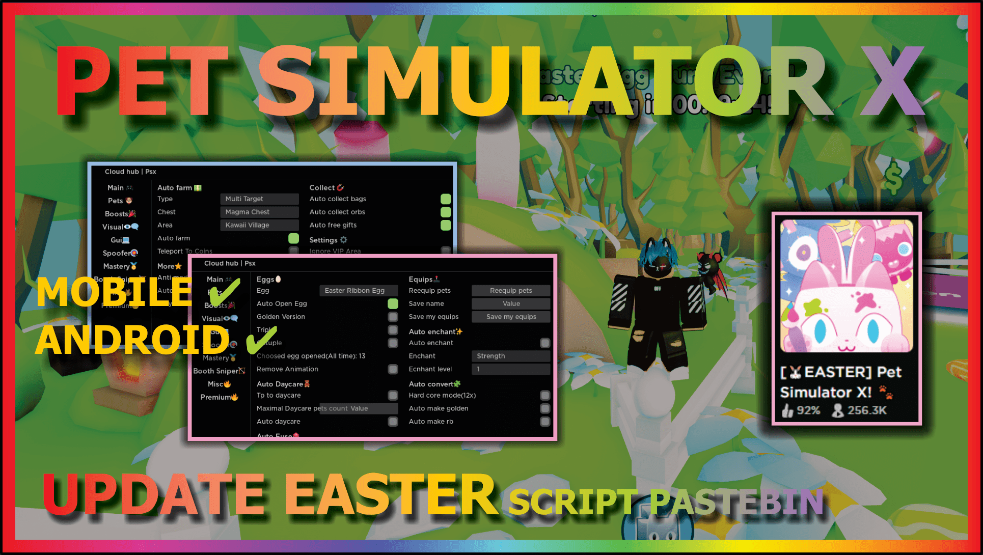 Pet Simulator X Script  OP Auto Farm Cheat , Auto Open Egg, Tp
