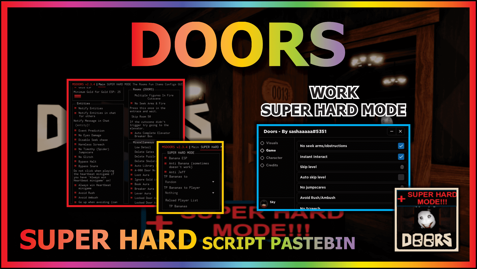 BEST DOORS SCRIPT, Roblox Doors Hack Script