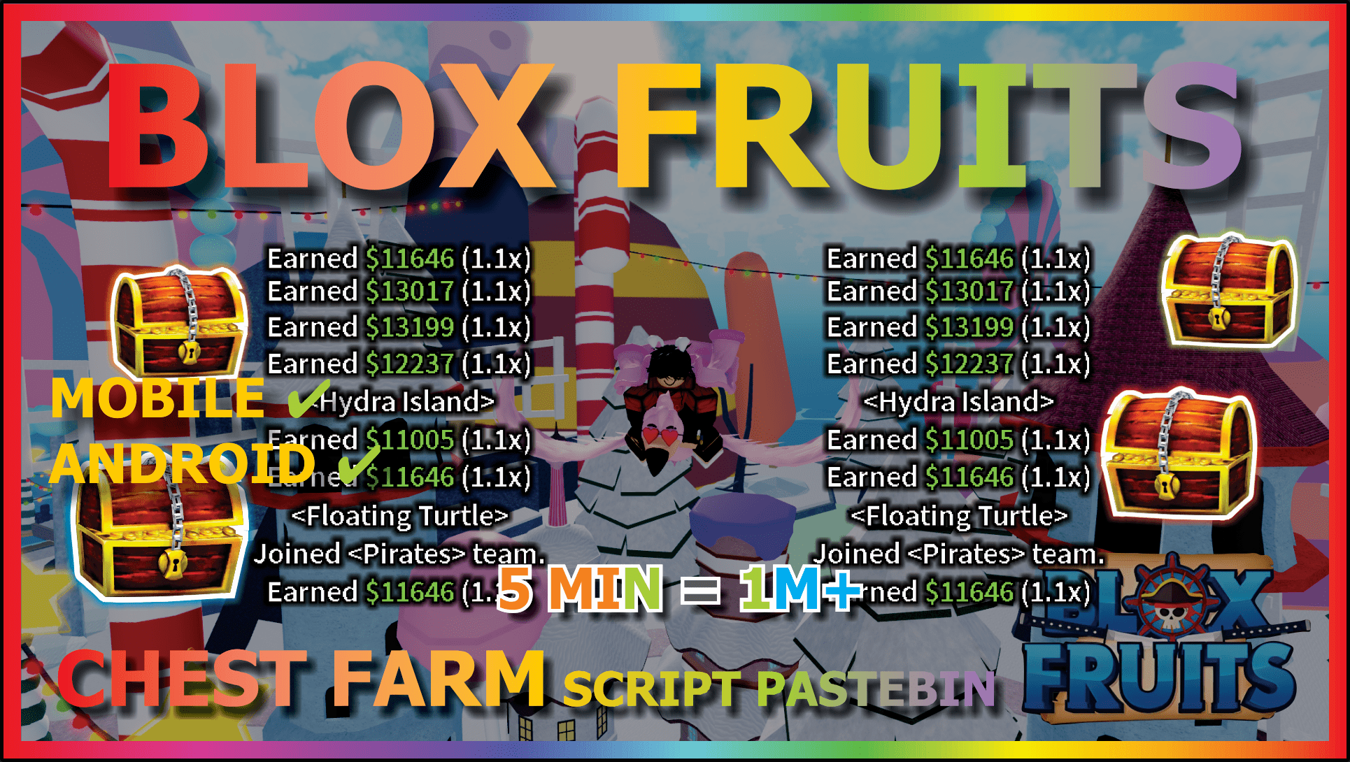 BLOX FRUITS (5 MINUT = 1M BELI) – ScriptPastebin