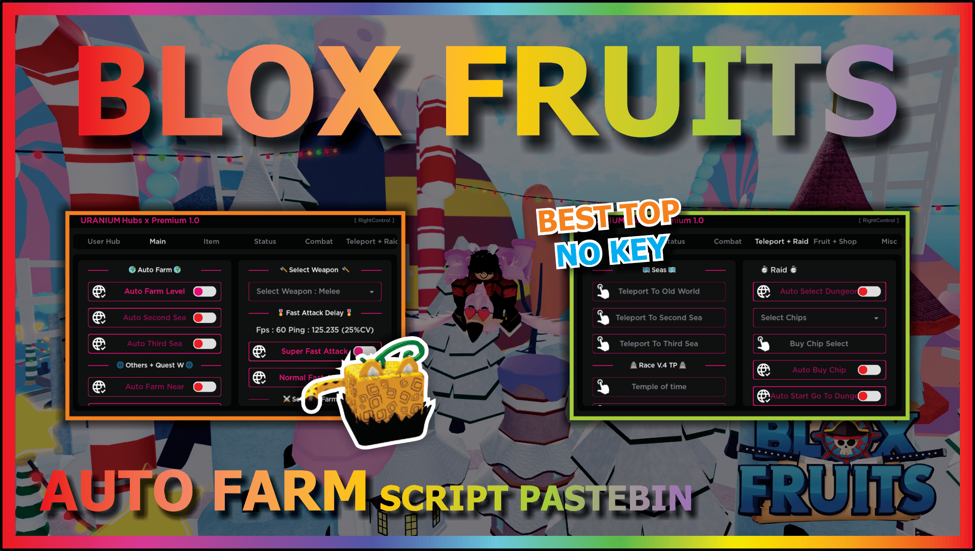 Roblox Script] BLOX FRUITS HACK, Auto Farm, Give All Fruits + Kill  Players