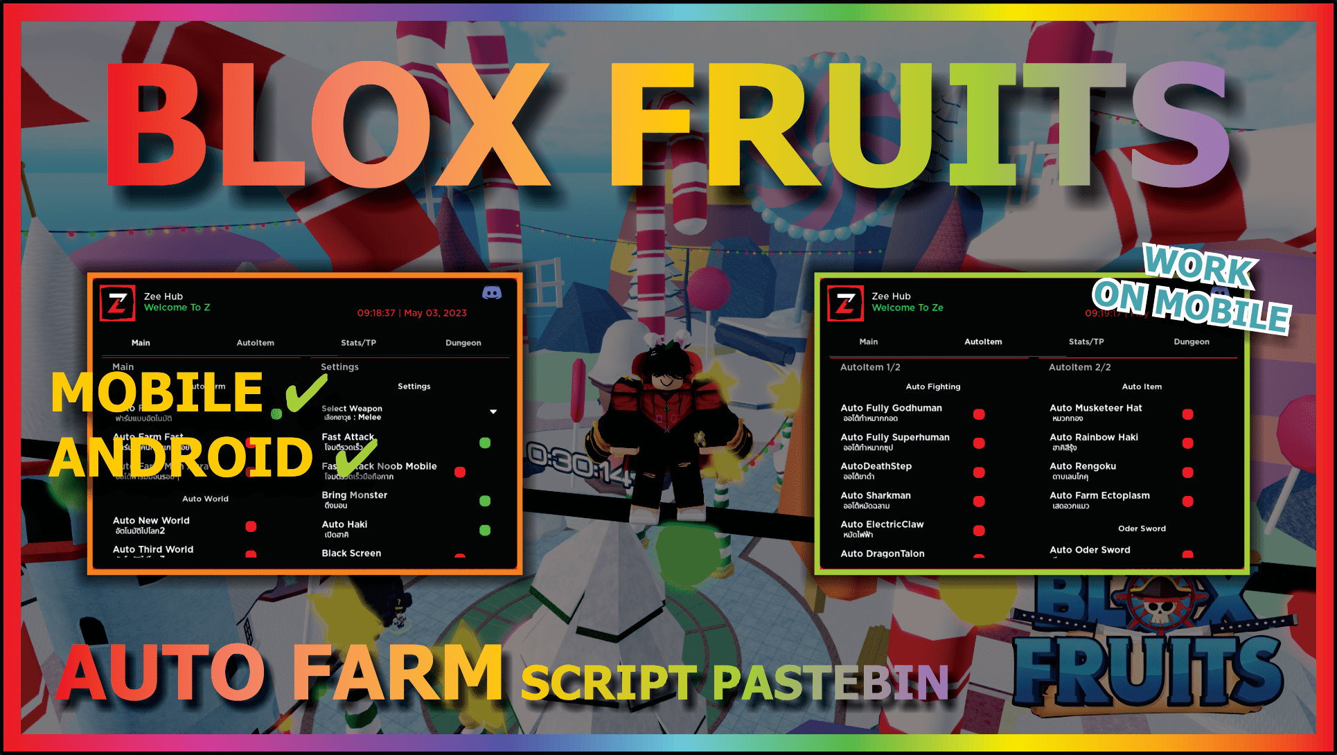 Farinha Hub Blox Fruits Mobile Script