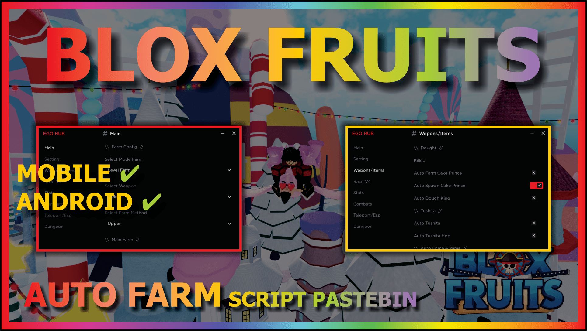 New Script Blox Fruits Mobile, EGO HUB