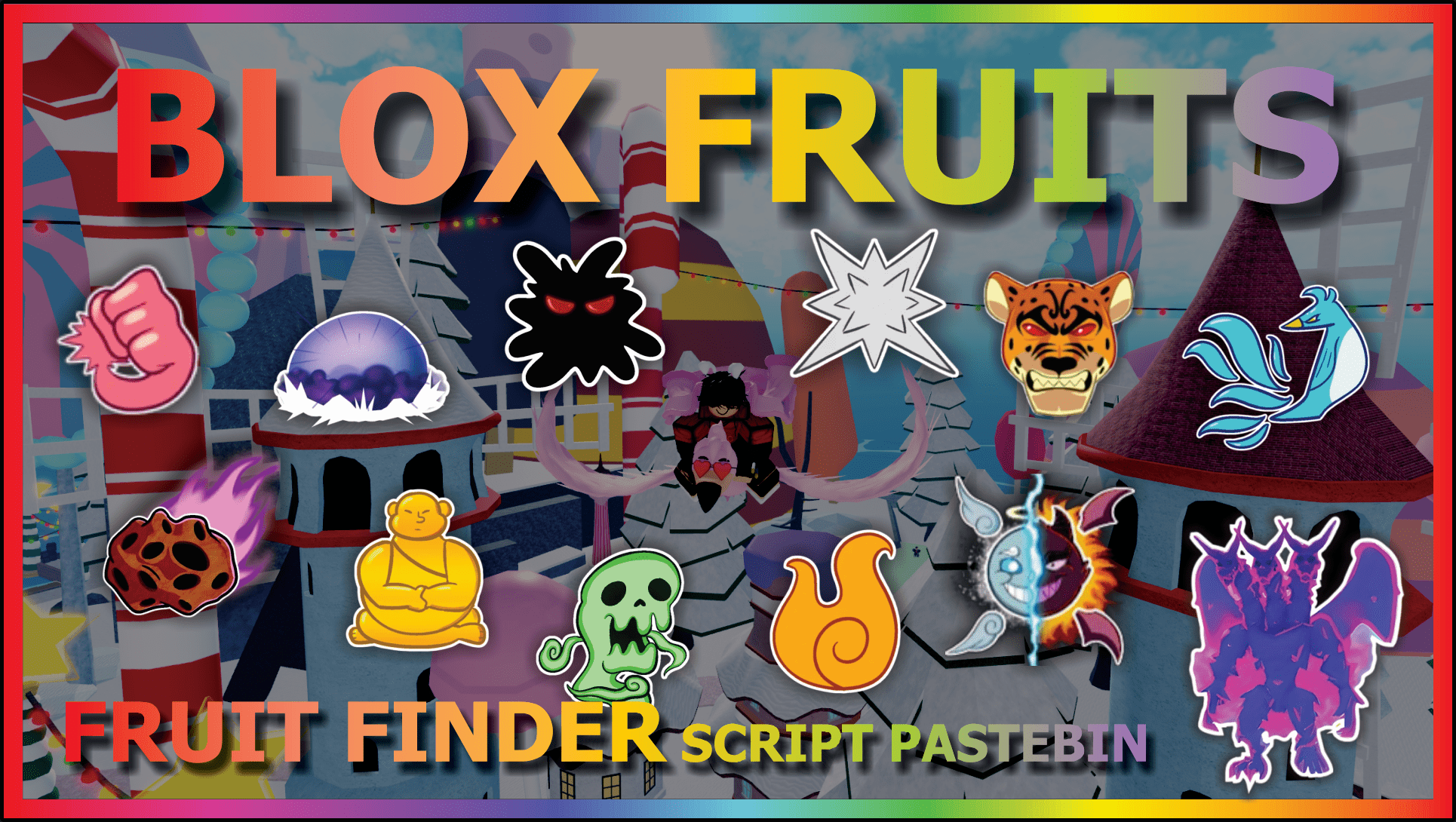 Showcase Kilo Fruit And Spin Fruit In Blox Fruits 