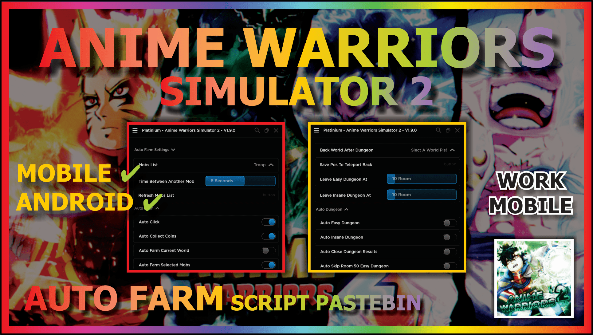 Verny Hub Anime Warriors Simulator 2 Script