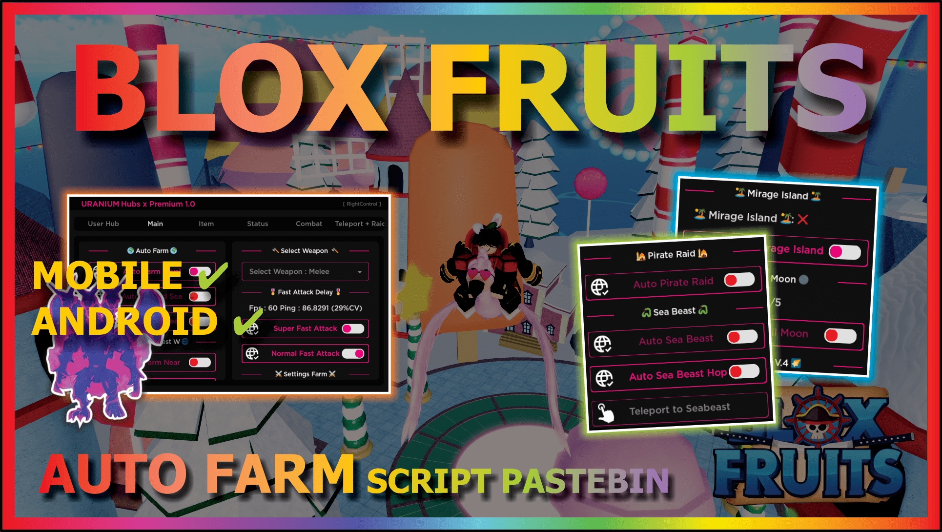 ☃️Blox Fruits Script Pastebin  AnnieHub No Key-System Smooth