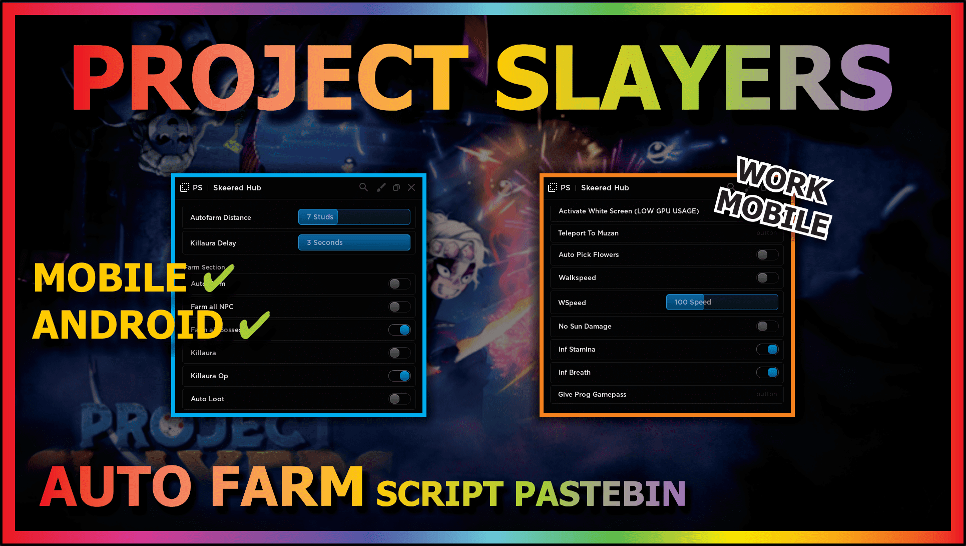 Project Slayers: Inf Spin Scripts