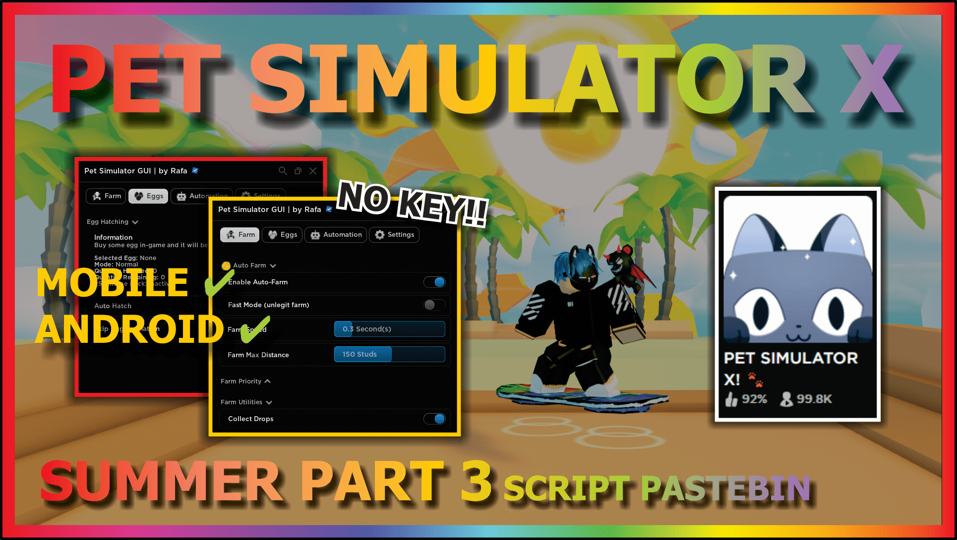 Pet Simulator X Script - Auto Farm GUI, No key and more