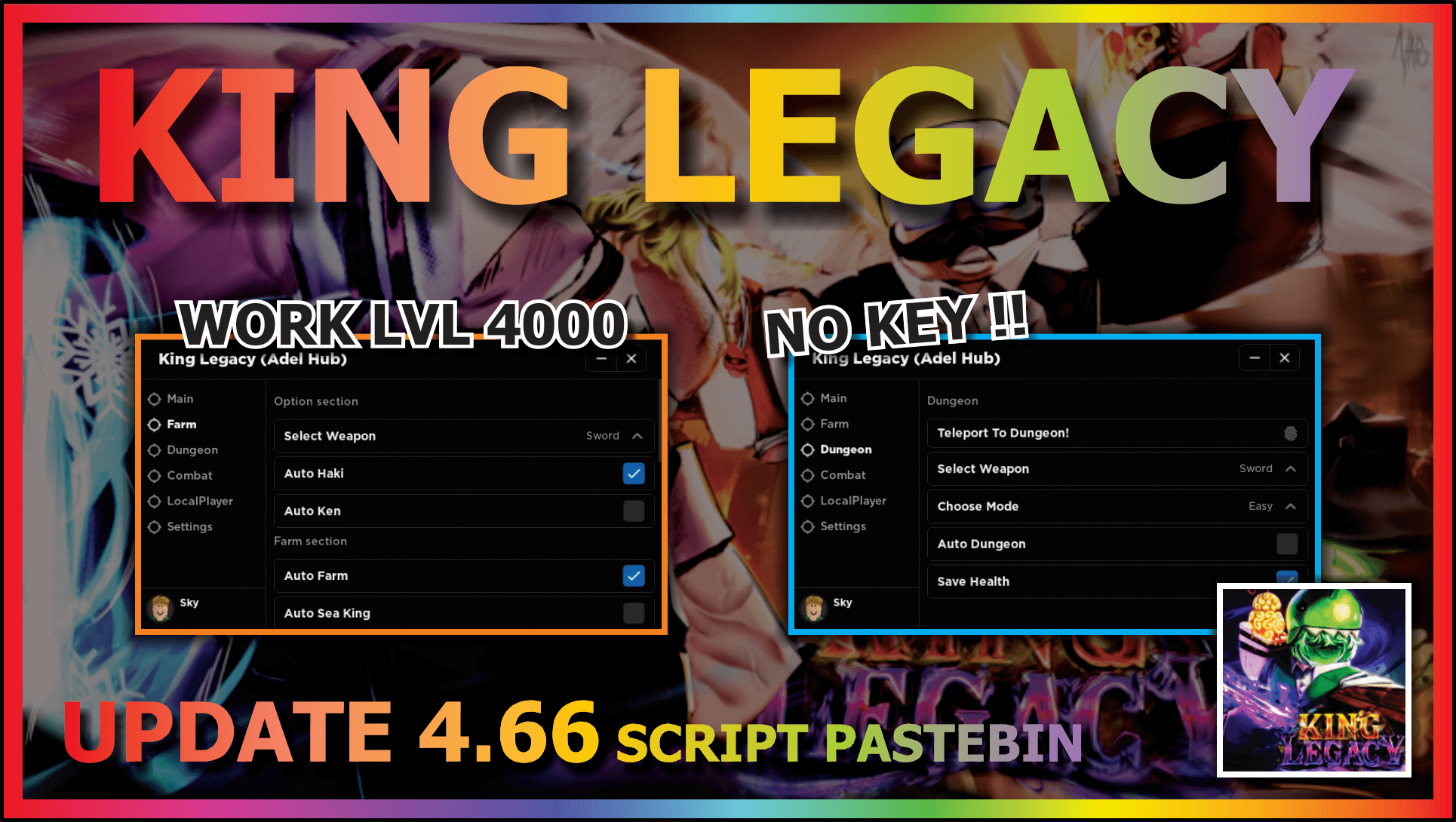 Adel Hub King Legacy Mobile Script Download 100% Free