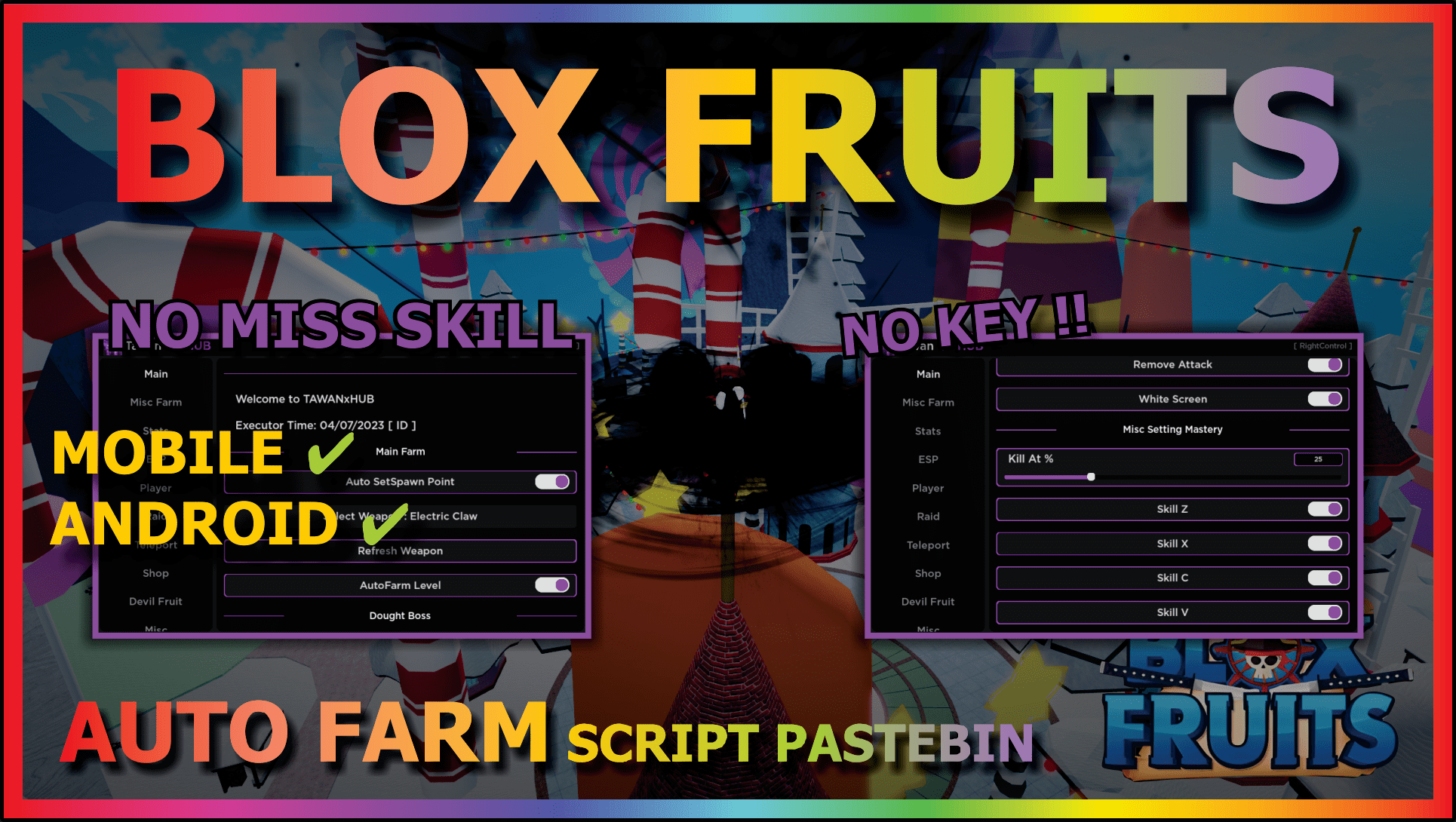 Arceus X V3, Hydrogen & Fluxus Executor Blox Fruit Script PlayBack