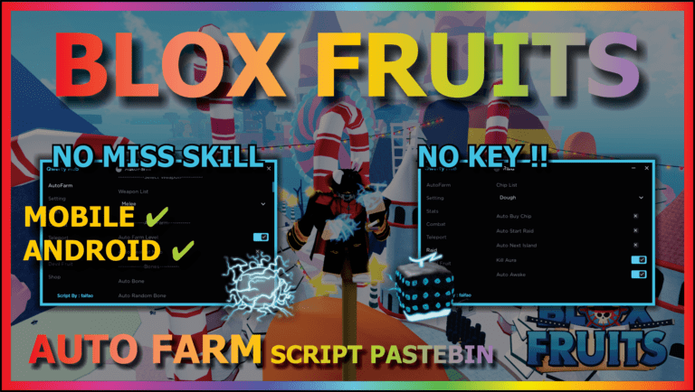 BLOX FRUITS SCRIPT  AUTOFARM / Auto Raid / Sniper Auto Farm 