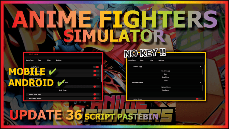 Anime Fighters Simulator: Kill Aura, Auto Farm, Auto Hatch