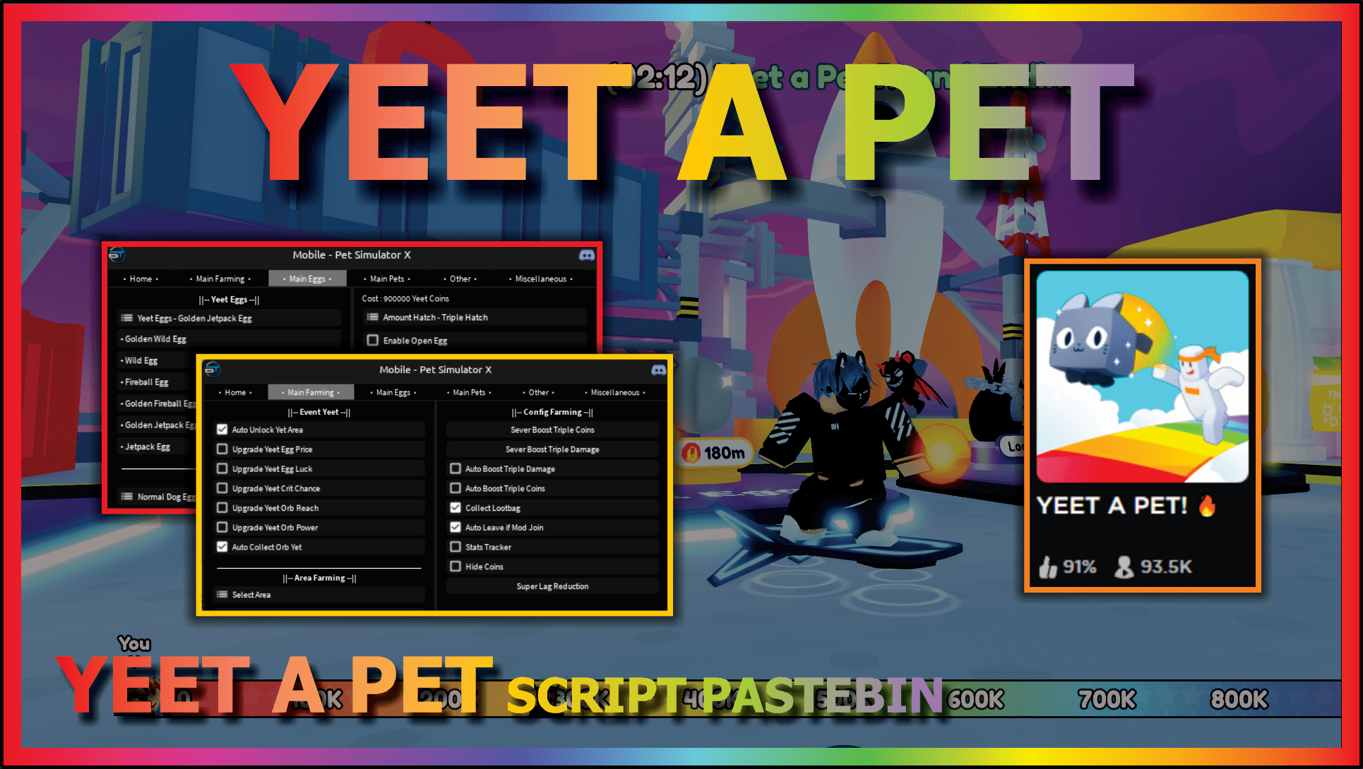 NEW Update Auto Farm Script In Pet Simulator X #psxscript #petsimxsccr