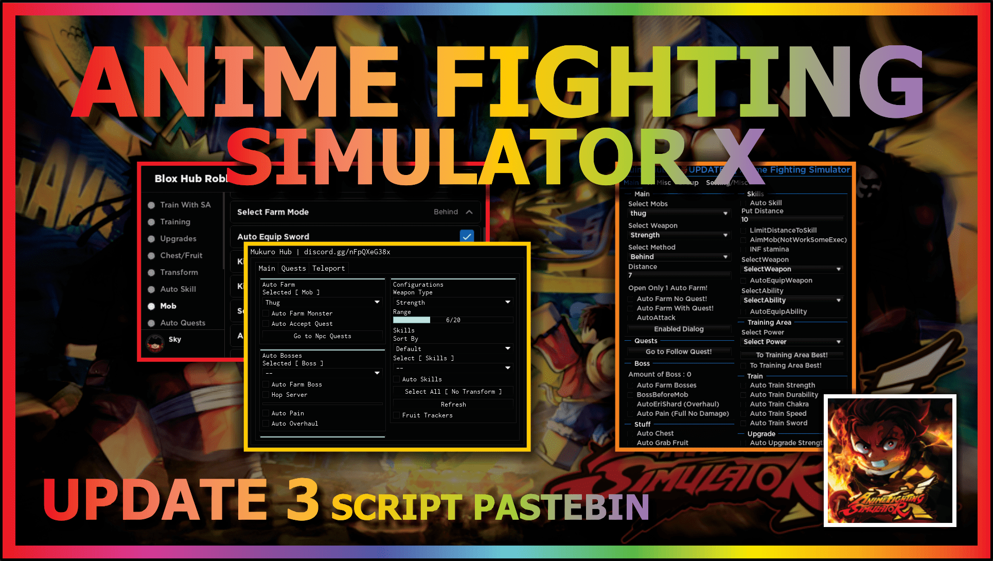 ANIME FIGHTING SIMULATOR X Script / Hack