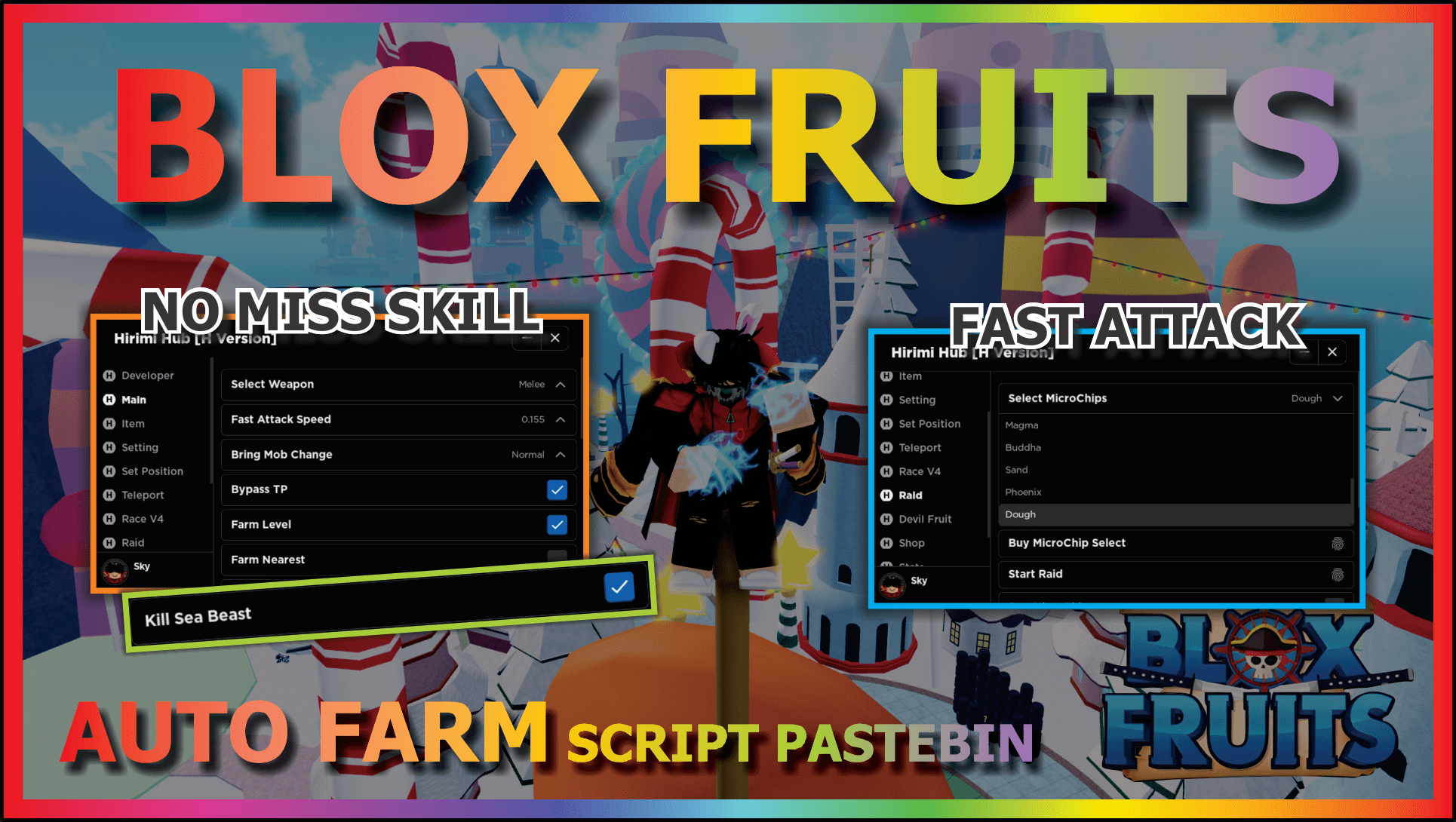 BLOX FRUITS Script Pastebin 2023 UPDATE 19 AUTO FARM, FAST ATTACK, AUTO  RAID