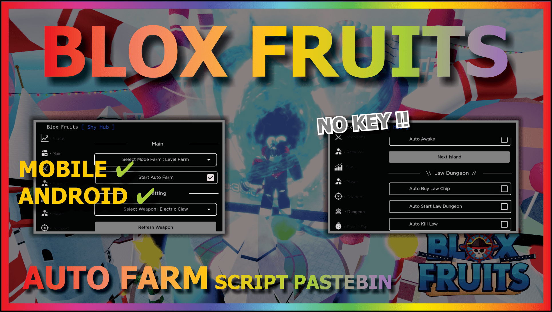 Arceus X V3, Hydrogen & Fluxus Executor Blox Fruit Script PlayBack