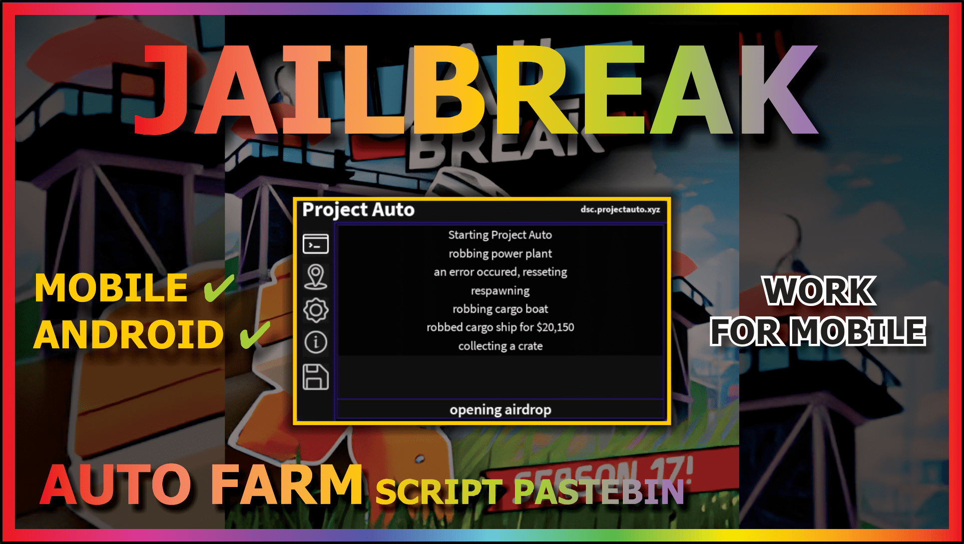 Jailbreak Script OP Auto Rob & More! (Pastebin 2023) 