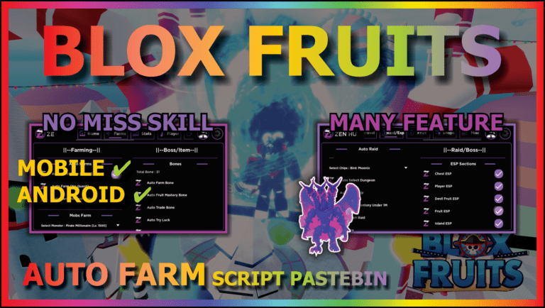 Blox Fruits Script: Auto Farm, Auto Skill, ESP & More