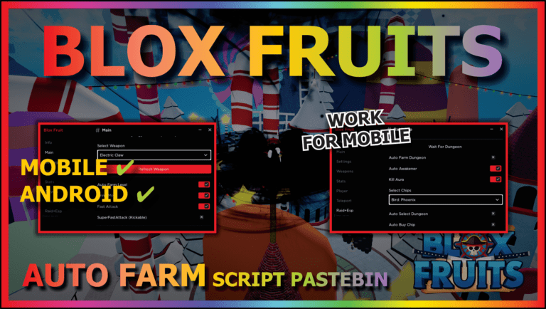 BLOX FRUITS SCRIPT  AUTOFARM / Auto Raid / Sniper Auto Farm 