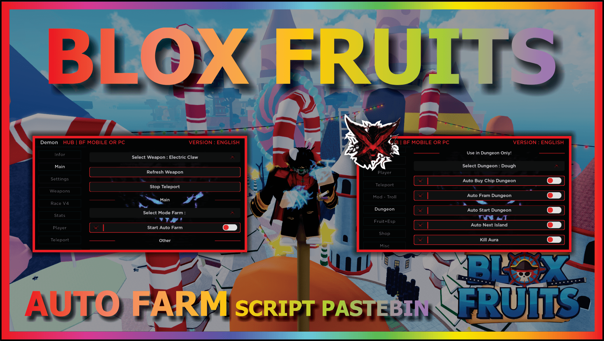 Demon Hub Blox Fruits Script Download 100% Free