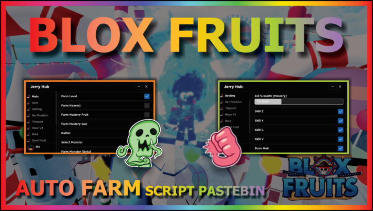 No Key Blox Fruit Script Update 20 AUTO FARM & FRUIT RAIN ! SARA HUB, RAID, TP