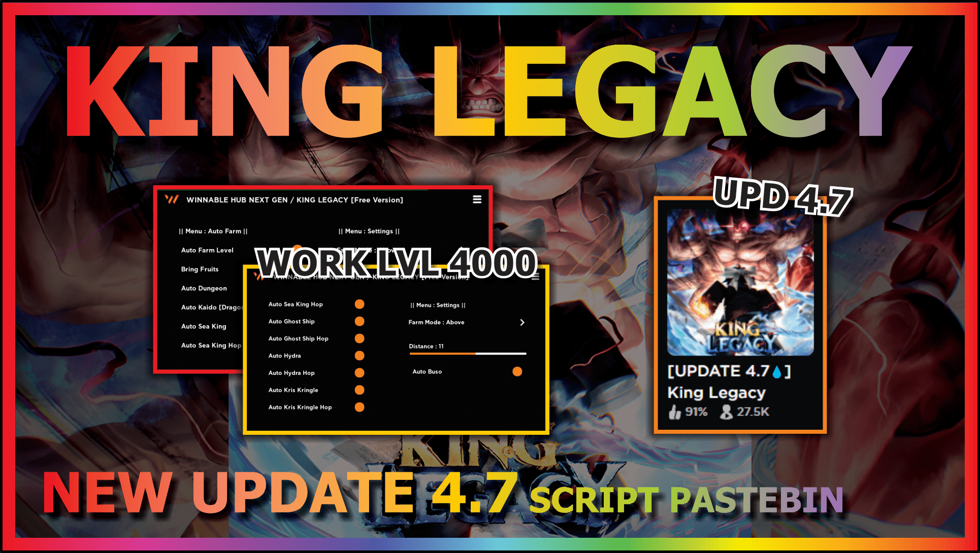 novos códigos do king legacy 4.7