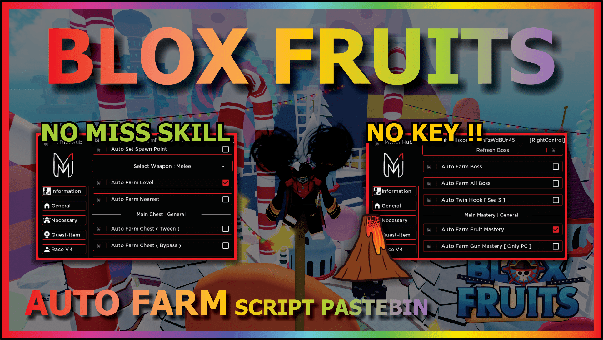 Blox Fruits: Auto Farm Level, Auto Farm Mastery, Auto Farm Bosses