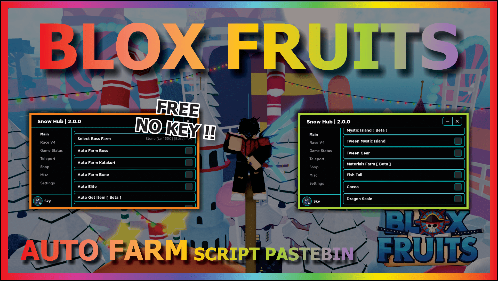 Snow Hub Blox Fruits Script Download 100% Free