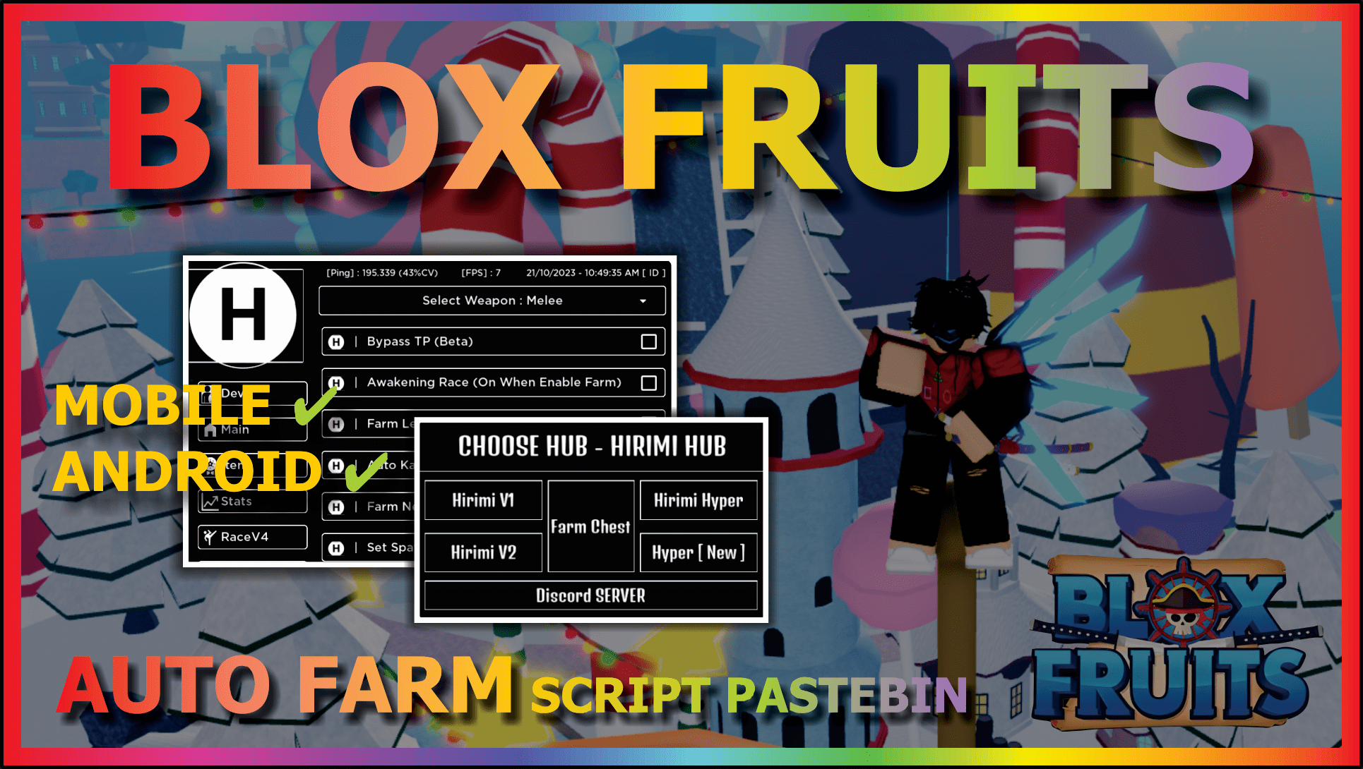 blox fruits script Autofarm Fruits🍇 