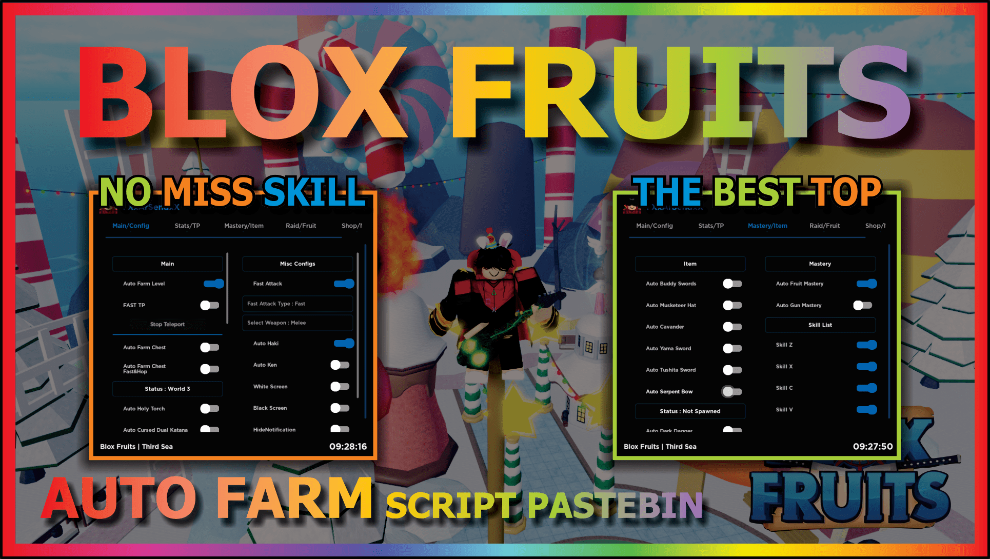 Script Blox Fruit Mobile No Key FRUIT RAIN & AUTO FARM, CHEST FARM, RAID