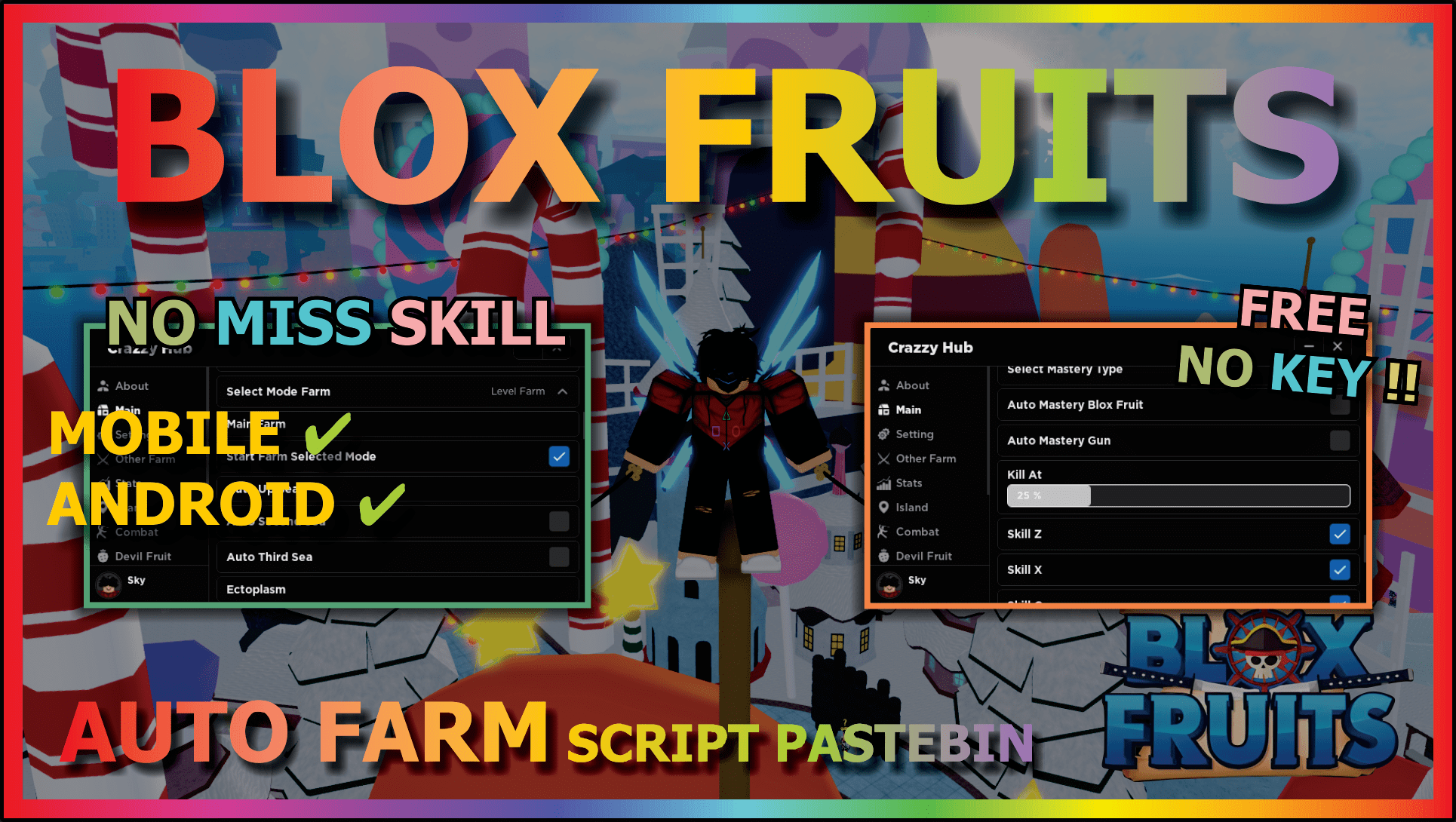 blox fruits script Autofarm Fruits🍇 