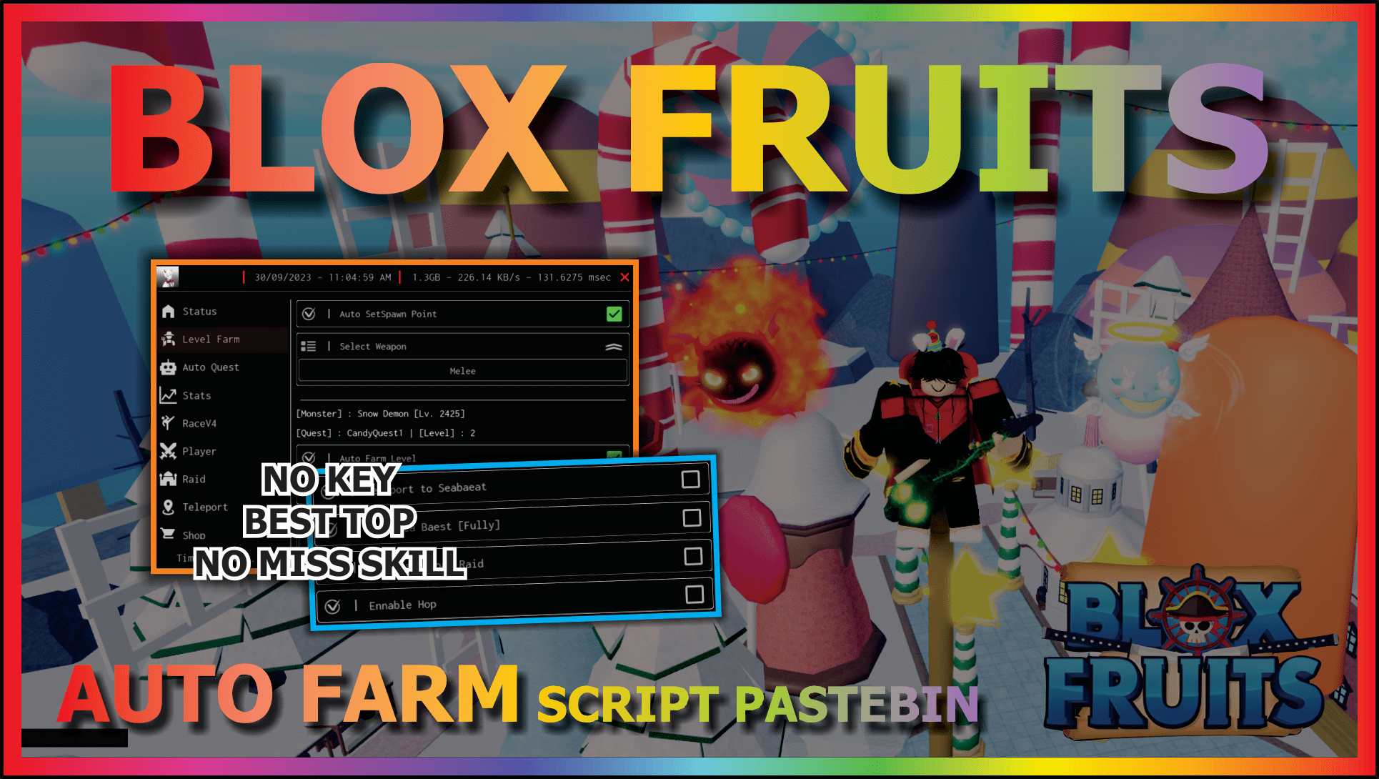 BLOX FRUITS Script Pastebin 2023 UPDATE 19 AUTO FARM, SMOOTH