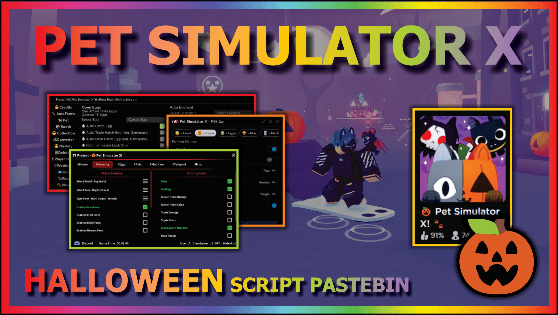 NEW* 🔥 Pet Simulator X Script Dupe Script, Auto Farm, Dupe Pets 🔥 