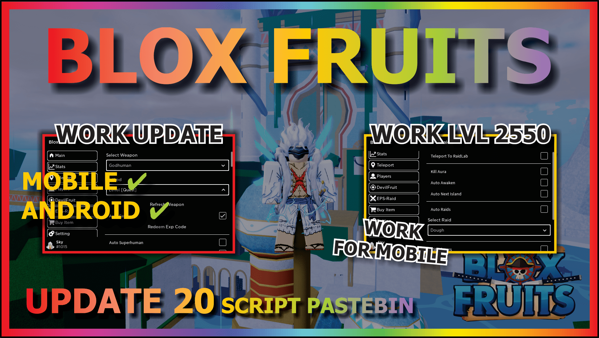 Arceus X V3, Hydrogen & Fluxus Executor Blox Fruit Script PlayBack