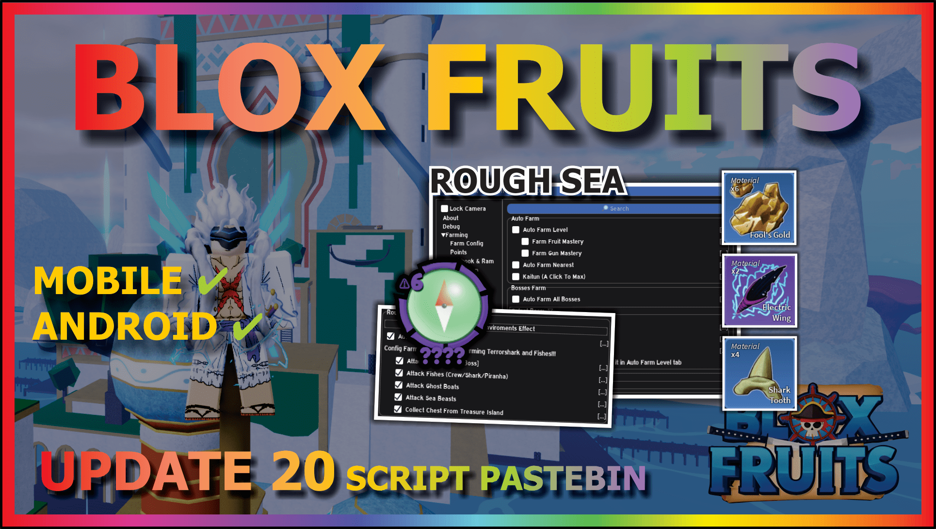 You are currently viewing BLOX FRUITS (ROUGH SEA)🍊⛵