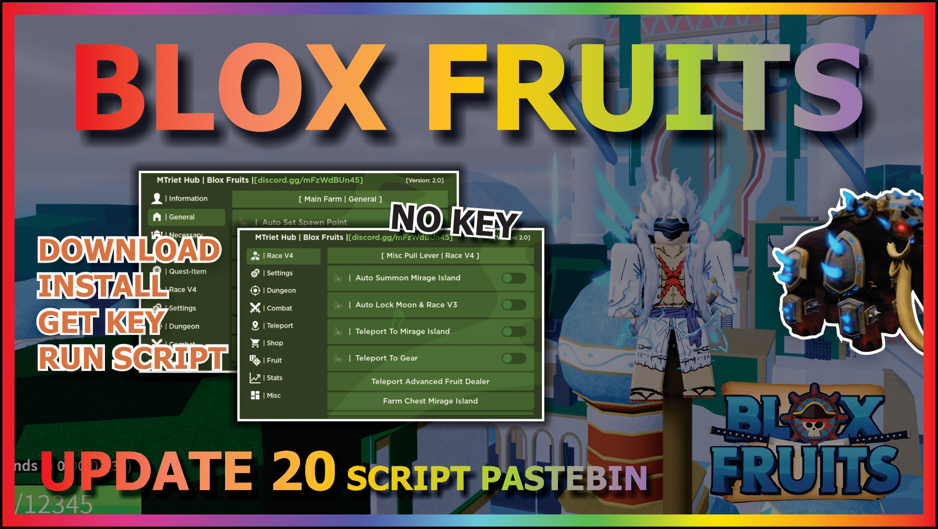 MTriet Hub New Blox Fruits Script Download 100% Free