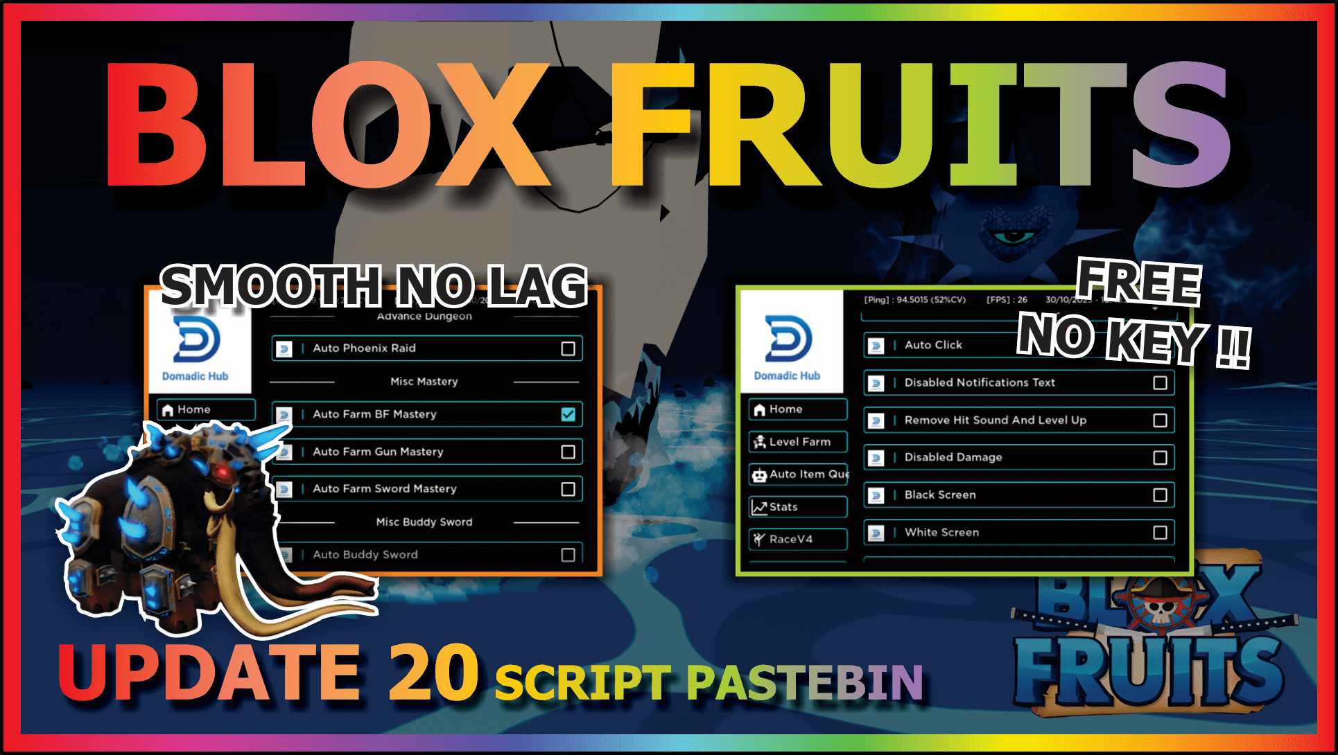 Blox Fruits Script Mobile UPDATE 20 AUTO FARM LVL 2550