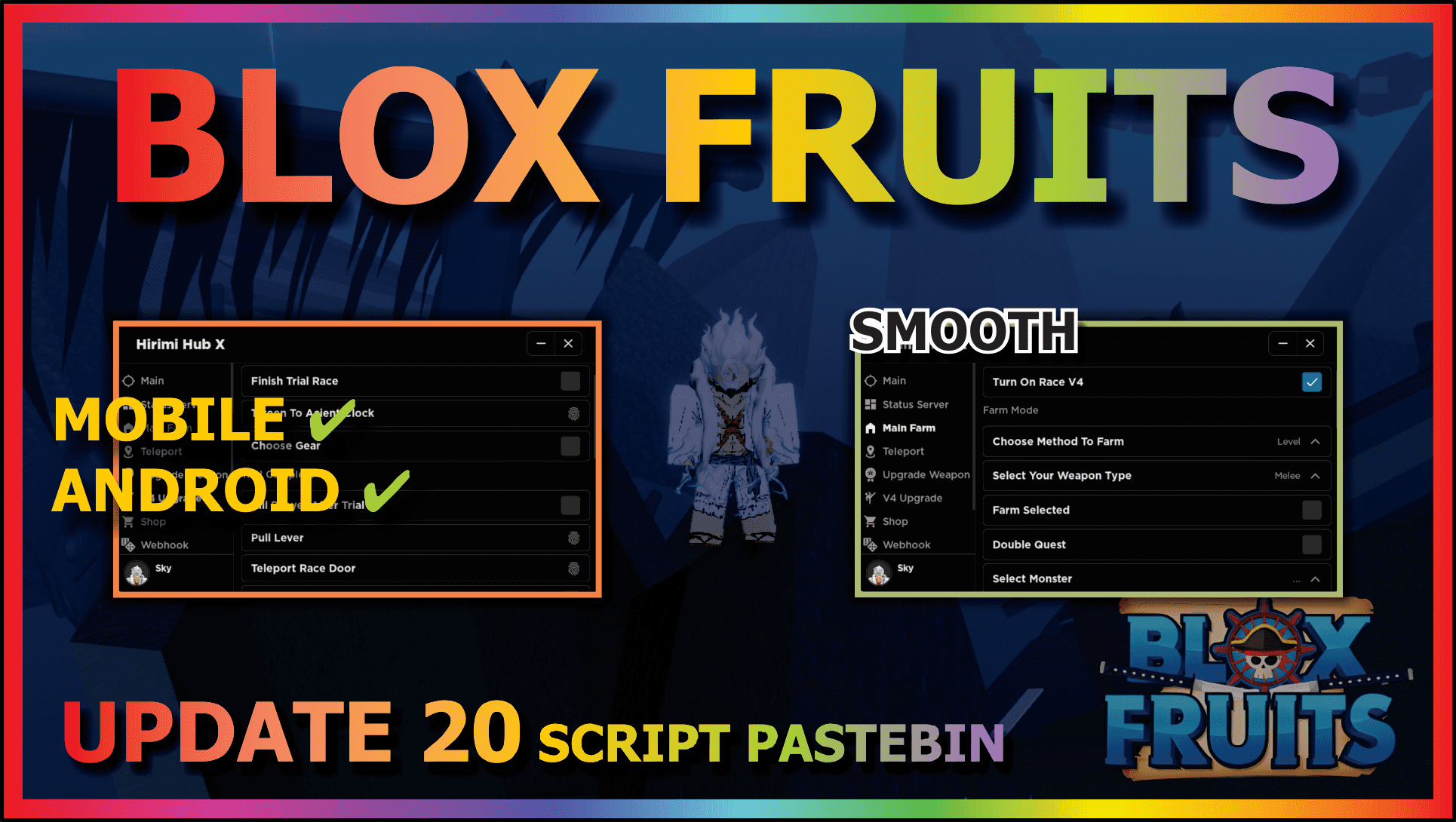 Roblox Blox Fruit Mobile Script work for Arceus X and Hydrogen 