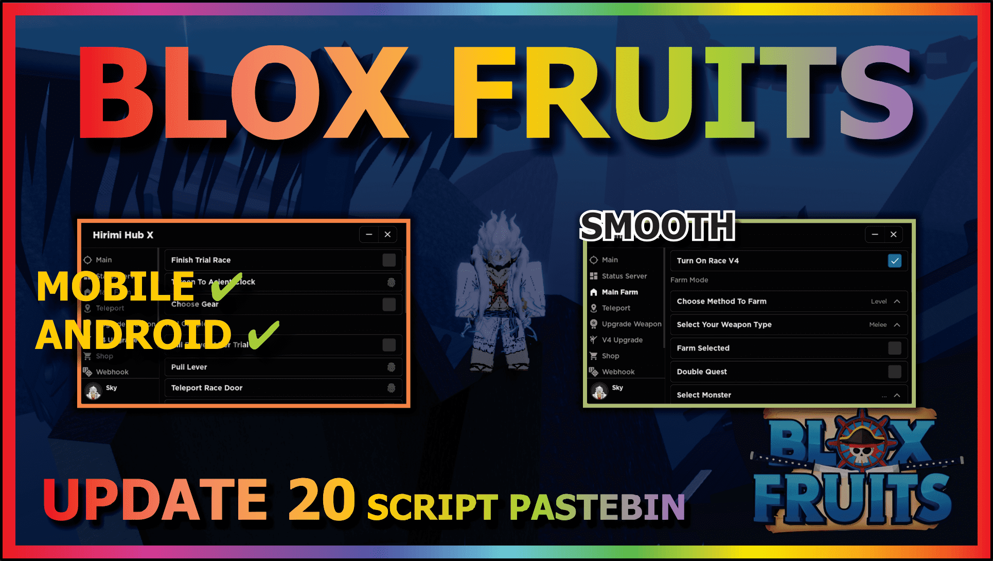 ⛩️ KITSUNE ⛩️] Blox Fruits  fruit APPLE HUB KEY — Roblox Scripts