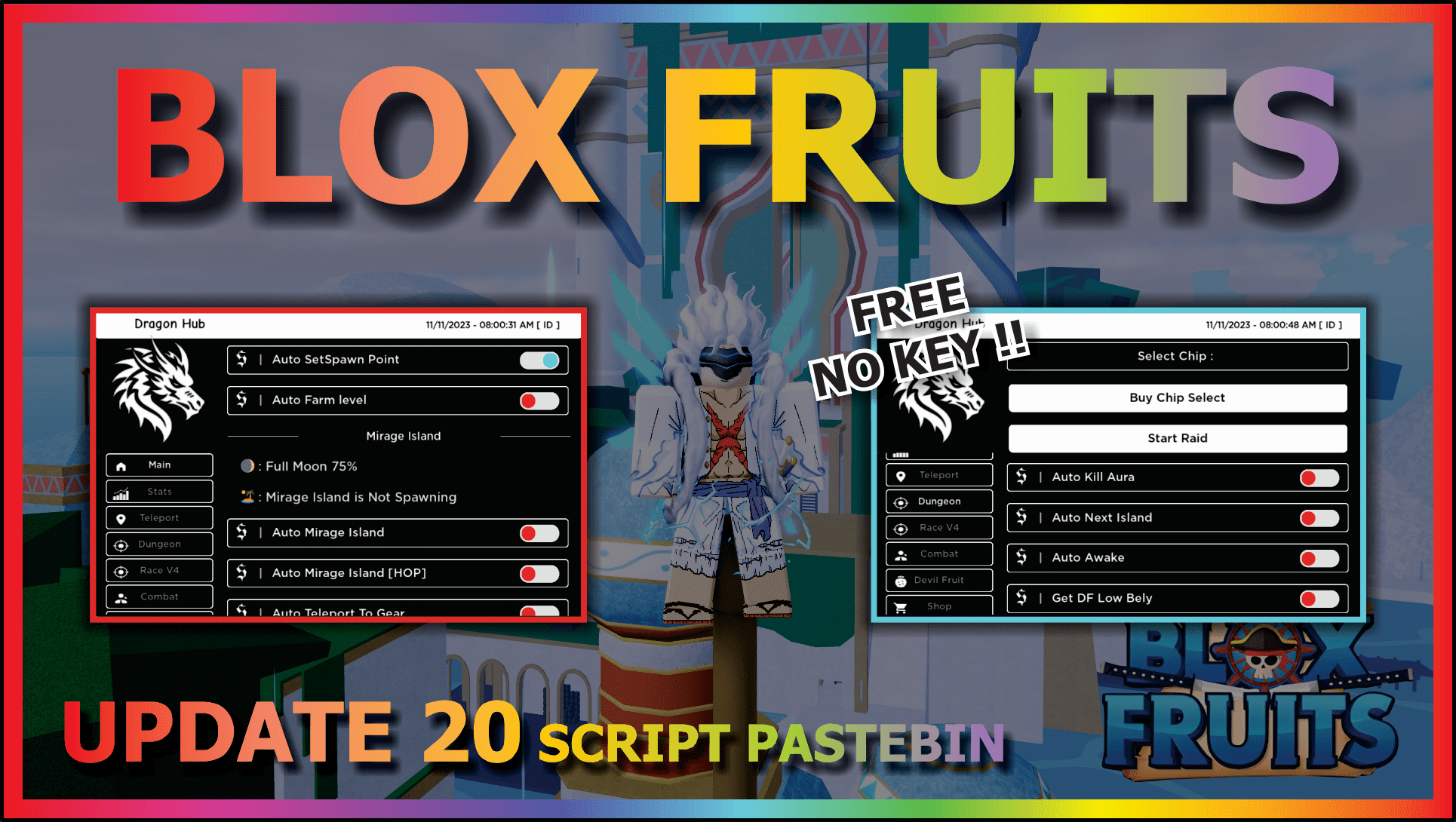 ❄️Blox Fruits Script Dragon-Hub Super OP No Key-System Works for