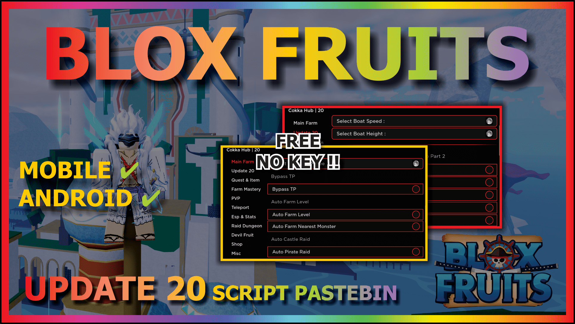 NEW - Blox Fruits Redz Hub Script - Auto Farm, Auto Raid & More