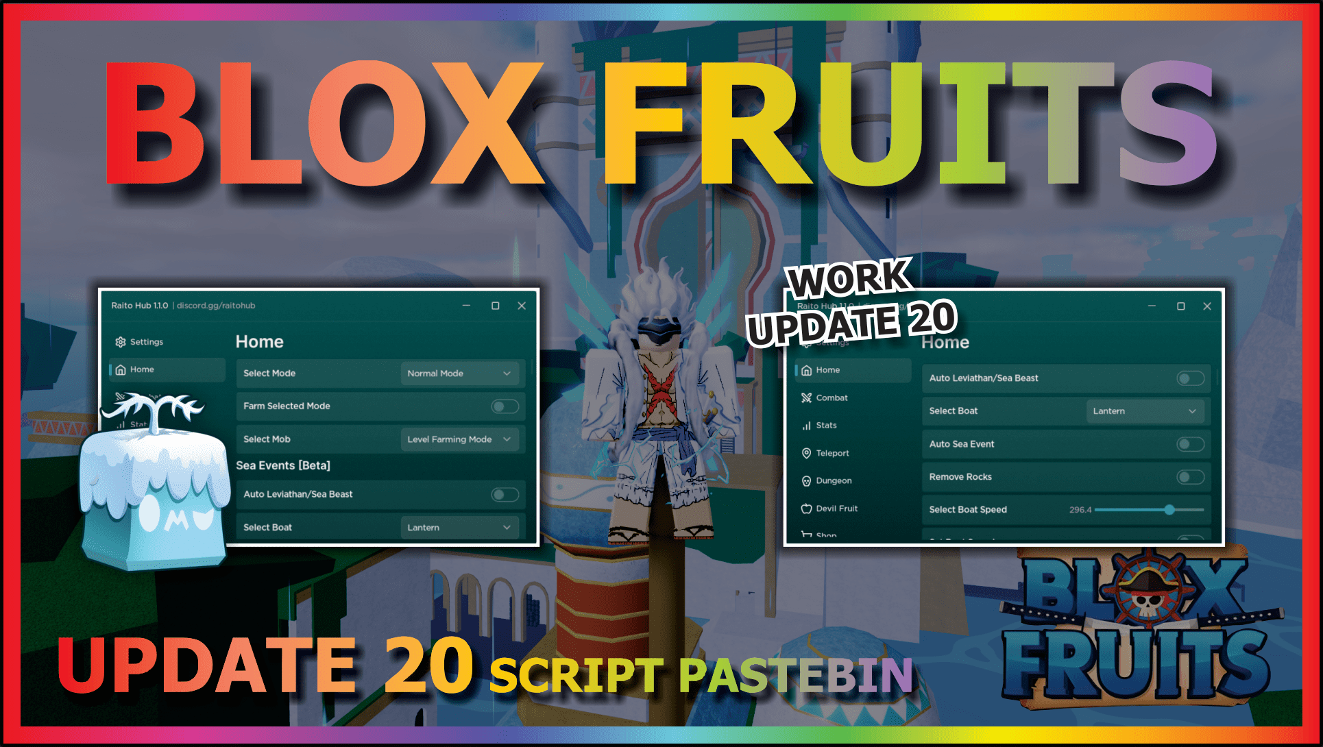👻GHOST] Roblox Blox Fruits Script Hack : Auto Leviathan Farm
