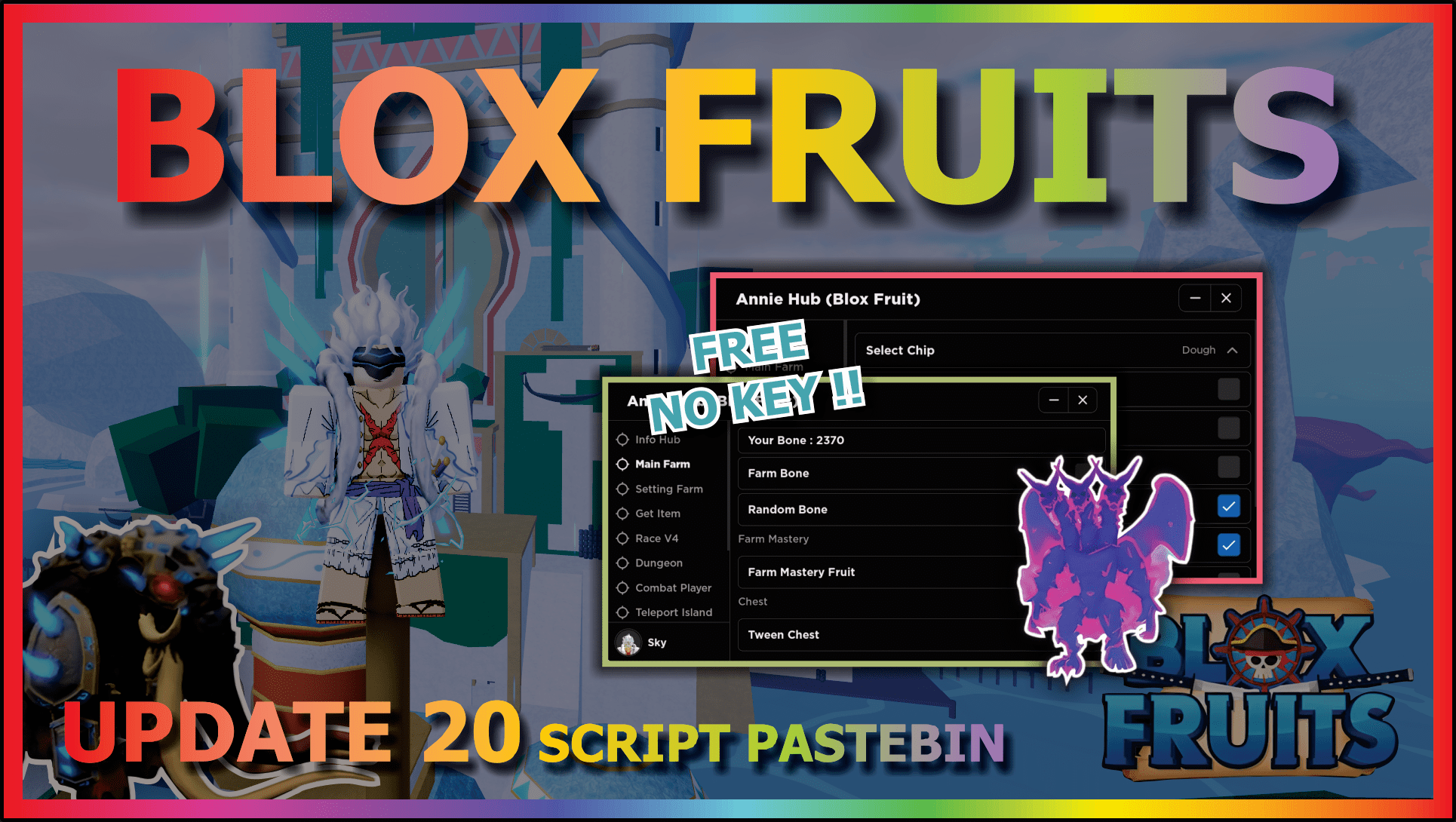 BLOX FRUITS Script Pastebin 2023 UPDATE 20 AUTO FARM