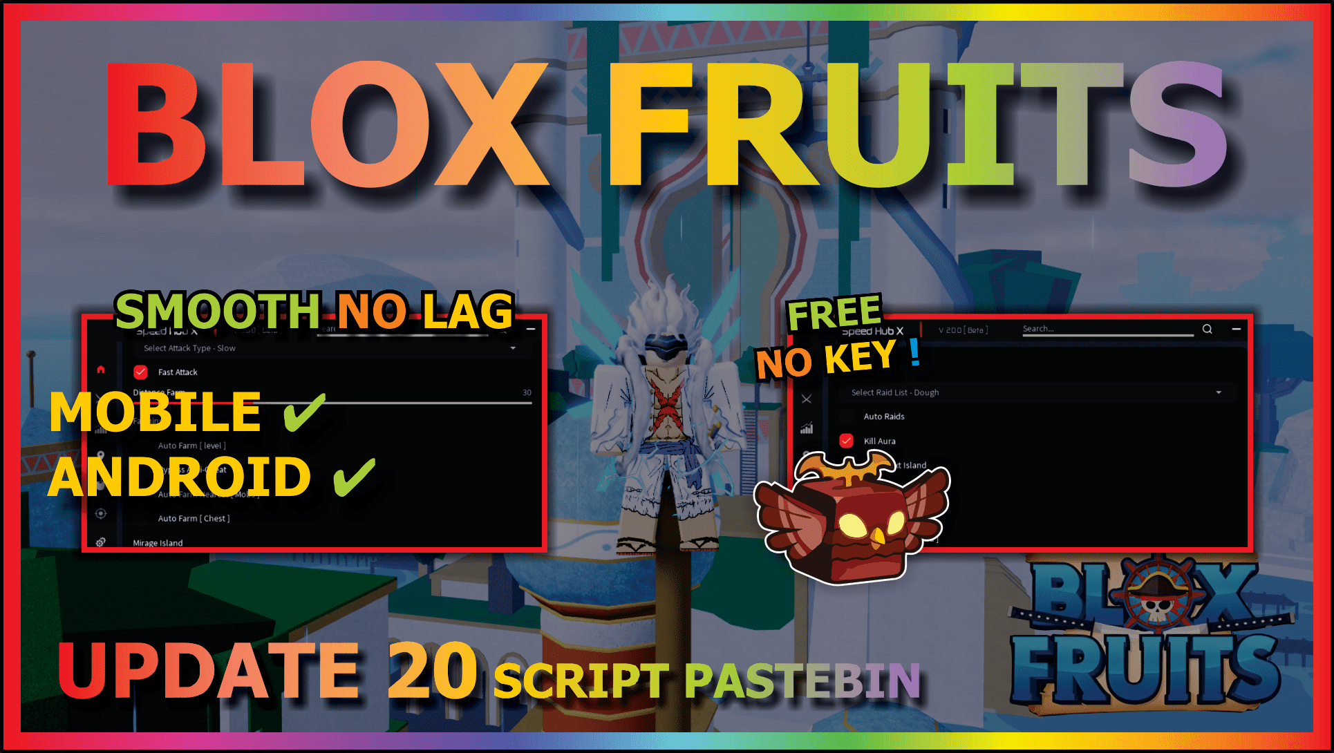 UPDATE 20 ] BLOX FRUIT SCRIPT NO KEY, AUTO FARM SEA EVENT, AUTO GET  ANCHOR