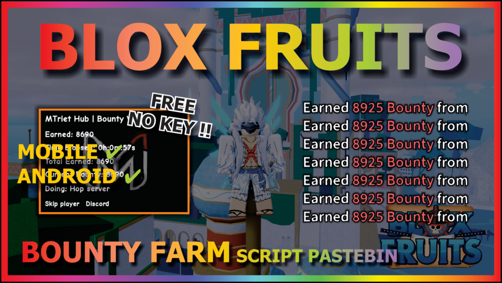 MTriet Hub Blox Fruits Mobile Script Download 100% Free